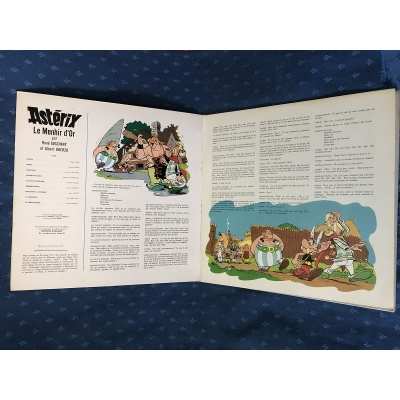 rare Astérix livre disque le menhir d'or de 1967( vinyle LP 33t ) rare Astérix livre disque le menhir d'or de 1967( vinyle LP 33t )