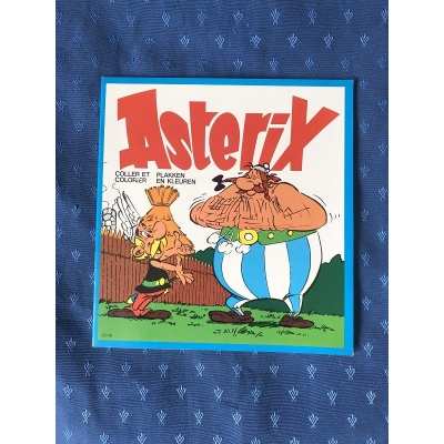 Rare Asterix "glue and color" from 1981 booklet 1 new Rare Asterix "glue and color" from 1981 booklet 1 new