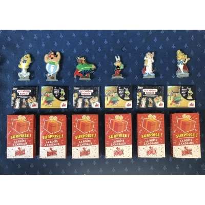 Asterix rare the series of 6 new phosphorescent bonux characters