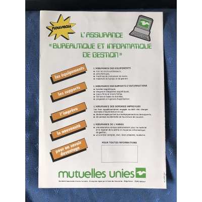 Asterix Mutuelunix promotional brochure, 1983
