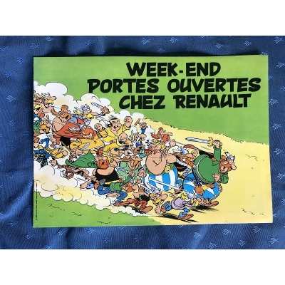 Astérix rare brochure Renault de 1988