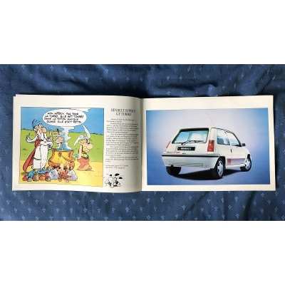 Astérix rare brochure Renault de 1988
