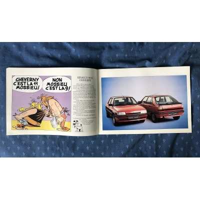 Astérix rare brochure Renault de 1988