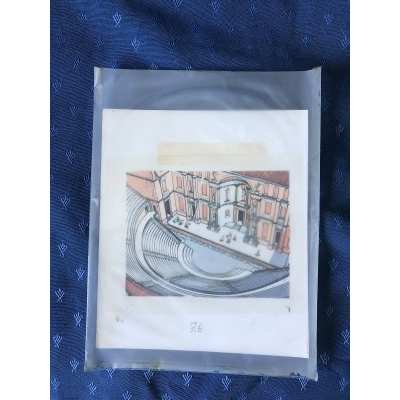 Astérix Studio Uderzo - 1 Bleu de coloriage + film noir pour l'élaboration du catalogue philirama de 1974 (5) Astérix Studio Uderzo - 1 Bleu de coloriage + film noir pour l'élaboration du catalogue philirama de 1974 (5)