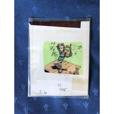 Astérix Studio Uderzo - 1 Bleu de coloriage + film noir pour l'élaboration du catalogue philirama de 1974 (6)