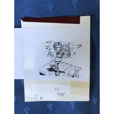 rare Astérix bleu de coloriage pour l'élaboration du catalogue philirama de 1974 (6)