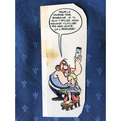 Astérix Studio Uderzo - 1 Bleu de coloriage + film noir pour l'élaboration du catalogue philirama de 1974 (7)