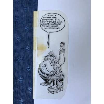 Astérix Studio Uderzo - 1 Bleu de coloriage + film noir pour l'élaboration du catalogue philirama de 1974 (7)