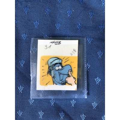 rare Astérix bleu de coloriage pour l'élaboration du catalogue philirama de 1974 (9)