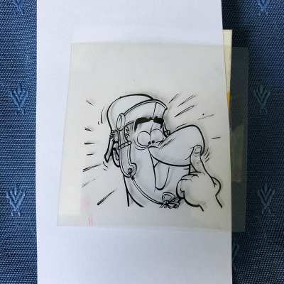 rare Astérix bleu de coloriage pour l'élaboration du catalogue philirama de 1974 (9)