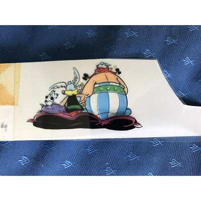 Astérix Studio Uderzo - 1 Bleu de coloriage + film noir pour l'élaboration du catalogue philirama de 1974 (10)