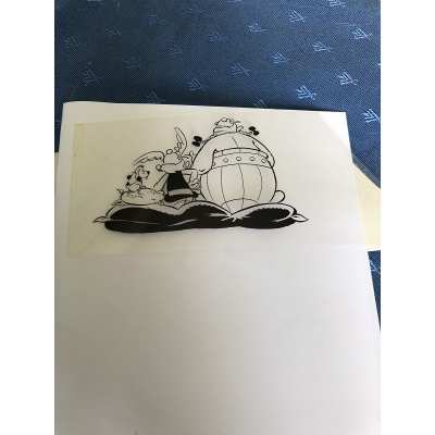 rare Astérix bleu de coloriage pour l'élaboration du catalogue philirama de 1974 (10)