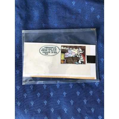 Astérix Studio Uderzo - 1 Bleu de coloriage + film noir pour l'élaboration du catalogue philirama de 1974 (11)