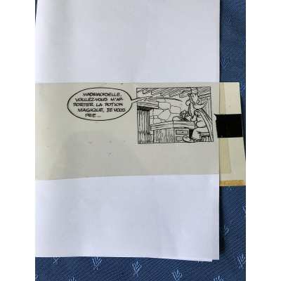 rare Astérix bleu de coloriage pour l'élaboration du catalogue philirama de 1974 (11)