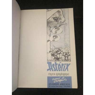 Rare Asterix at rahazade sketchbook1st Edition