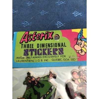 Astérix stickers autocollants de 1978 rare dans ce format