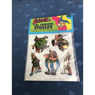 Astérix stickers autocollants de 1978 rare dans ce format