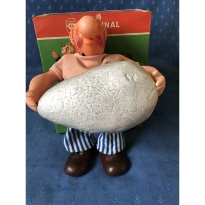 Ultra rare superbe automate Obélix Carl 1967 complet avec sa boite Ultra rare superbe automate Obélix Carl 1967 complet avec sa boite