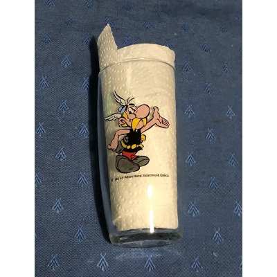 rare asterix verre coca cola ac neuf de 12 cm de 1983