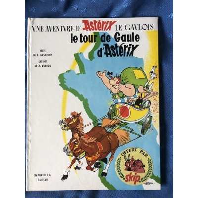 Astérix le tour de gaule offert par skip en TBE de 1965 Astérix le tour de gaule offert par skip en TBE de 1965