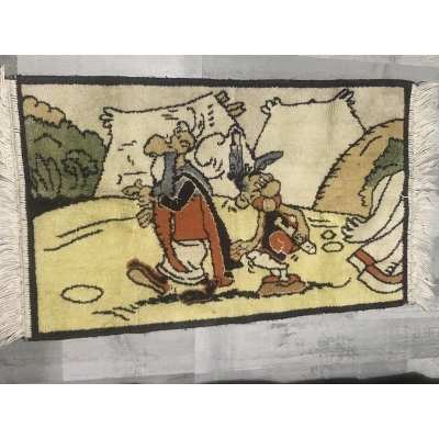 Ultra rare asterix tapis année 60/70