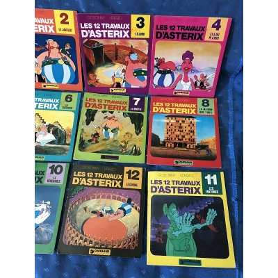 Complete collection of the 12 "Asterix's 12 labors" comics