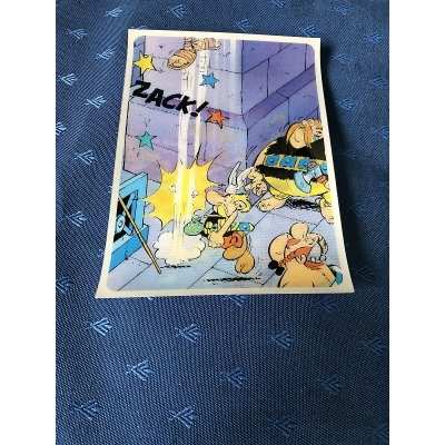 rare Asterix complete set of 5 lenticular postcards