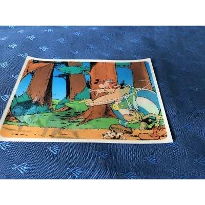 rare Asterix complete set of 5 lenticular postcards