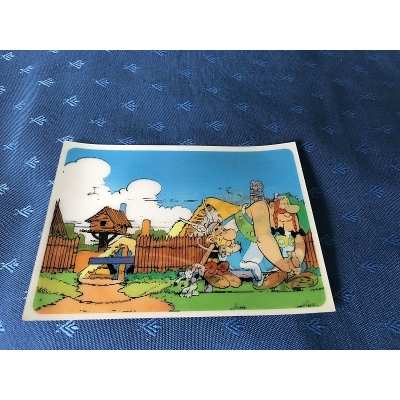 rare Astérix série de 5 cartes postales lenticulaires