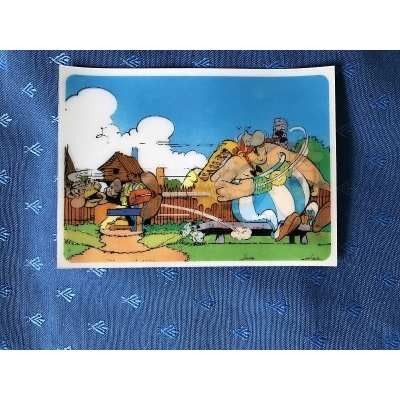 rare Astérix la série complète des 5 cartes postales lenticulaires