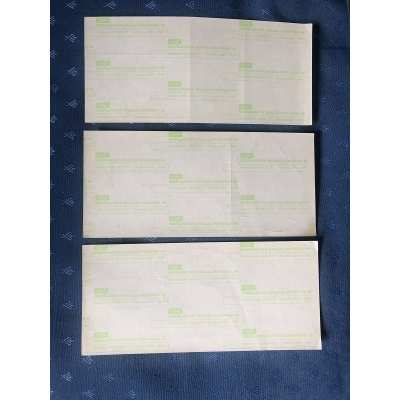 copy of complete set of 3 large stickers from 1975