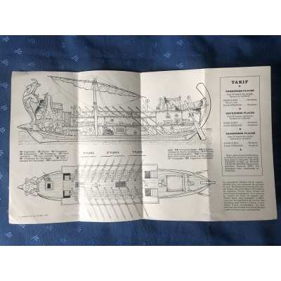 asterix dépliant publicitaire et humoristique de 1968