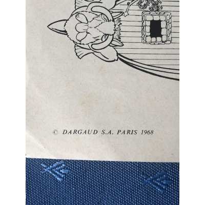 asterix dépliant publicitaire et humoristique de 1968