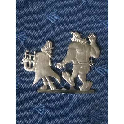 rare asterix figurine en fer blanc plate " cetautomatix et assurancetourix " année 80 rare asterix figurine en fer blanc plate " cetautomatix et assurancetourix " année 80