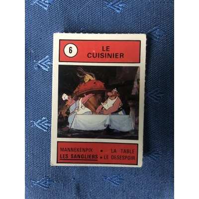asterix carte Danone 1 carte 6 de 1976