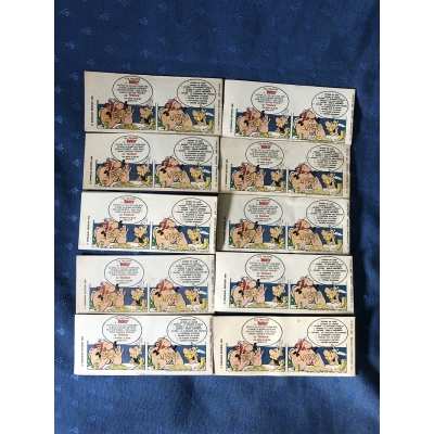 asterix les 10 livrets publicitaires prior braisor de 1978