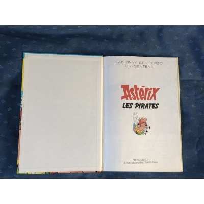 Rare Asterix bd " les pirates " gp rouge et or de 1984