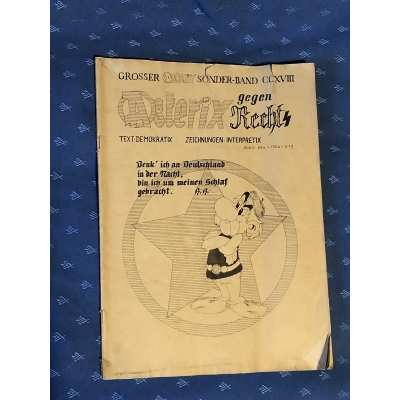 Ultra rare BD pirate " Asterix contre la droite " (origine Allemagne)