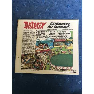 copy of Ultra rare new Asterix booklet offered by Cali stores in 1977