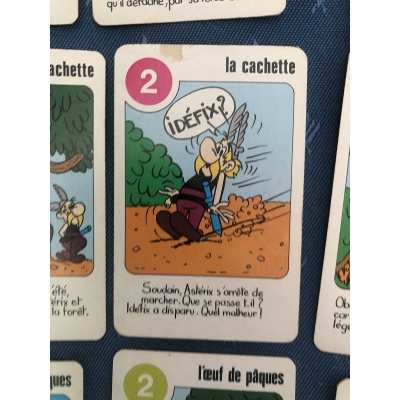 rare Asterix game of 7 families heron complete year 70