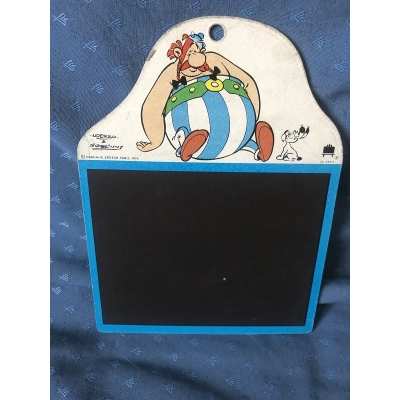 asterix rare ardoise de 1976 Dargaud éditeur paris (Obélix bleu)