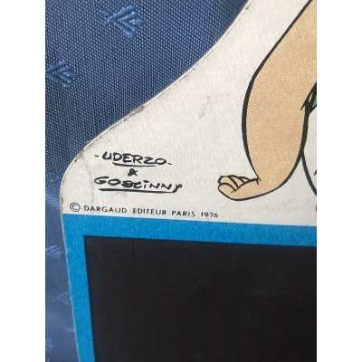 asterix rare ardoise de 1976 Dargaud éditeur paris (Obélix bleu)