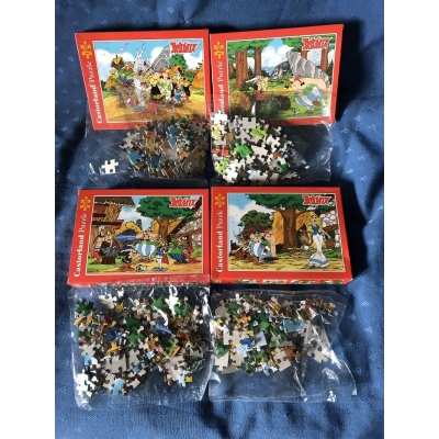 Rarissime la série complète des 4 puzzles Castorland (origine Pologne) de 2009 neufs scellés