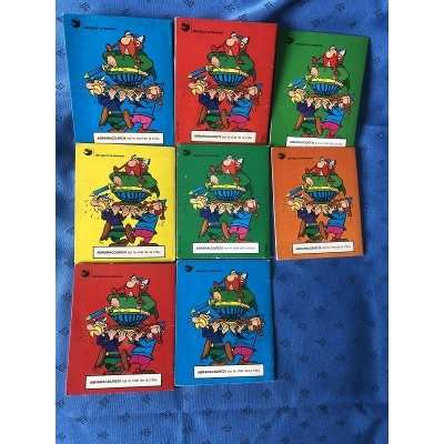 Asterix the 8 Hachette booklets from 1977 / 1978