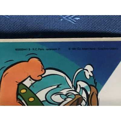 asterix rare grand autocollant motta de 1981
