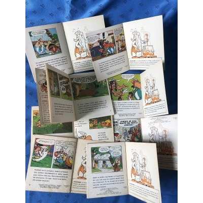 Asterix the 8 Hachette booklets from 1977 / 1978