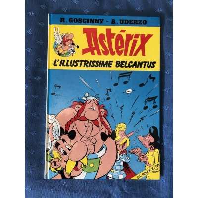 RARE asterix l'illustrissime belcantus gp red and gold as new