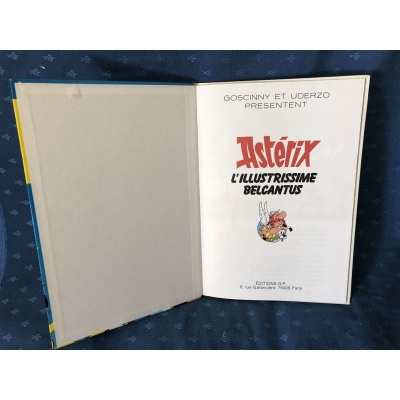 RARE asterix l'illustrissime belcantus gp red and gold as new