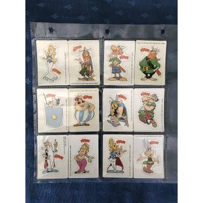 asterix the complete set of 12 pitch magnets still on their stand