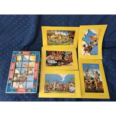 copy of Rare Asterix puzzle 15 cubes from 1967